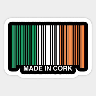 Made in Cork Ireland Funny Irish Sticker